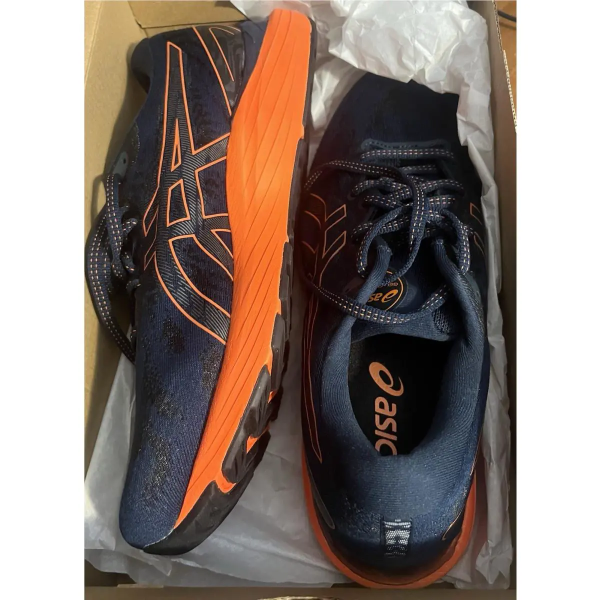 Asics shoes - ASICS GEL-Cumulus 23 - 1011B012-408 - Blue/Orange (UPC: 0196074070824) 4