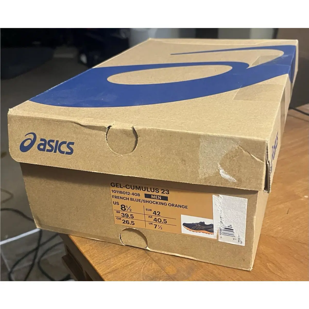 Asics shoes - ASICS GEL-Cumulus 23 - 1011B012-408 - Blue/Orange (UPC: 0196074070824) 6
