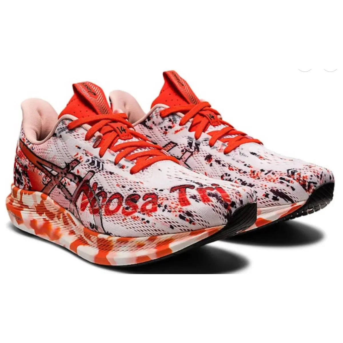 Asics shoes - ASICS Noosa Tri 14 - Noosa Tri - 1012B208100 - White/Black, Manufacturer: Hot Pink/Safety Yellow 3