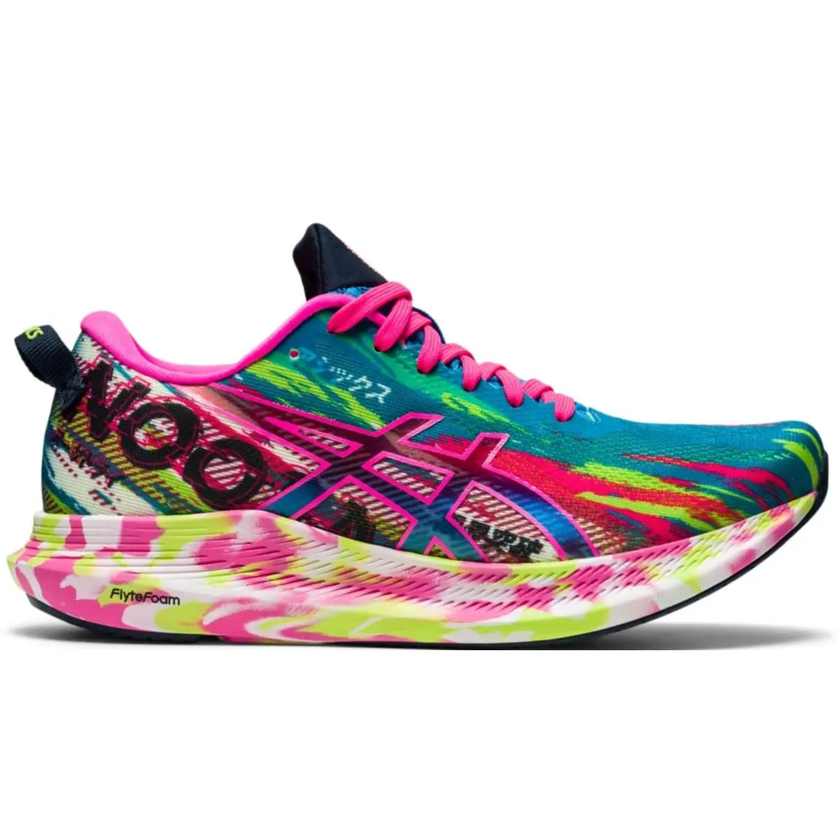 Asics Women`s Noosa Tri 13 Running Shoes 7.5 US Digital Aqua/hot Pink Rare