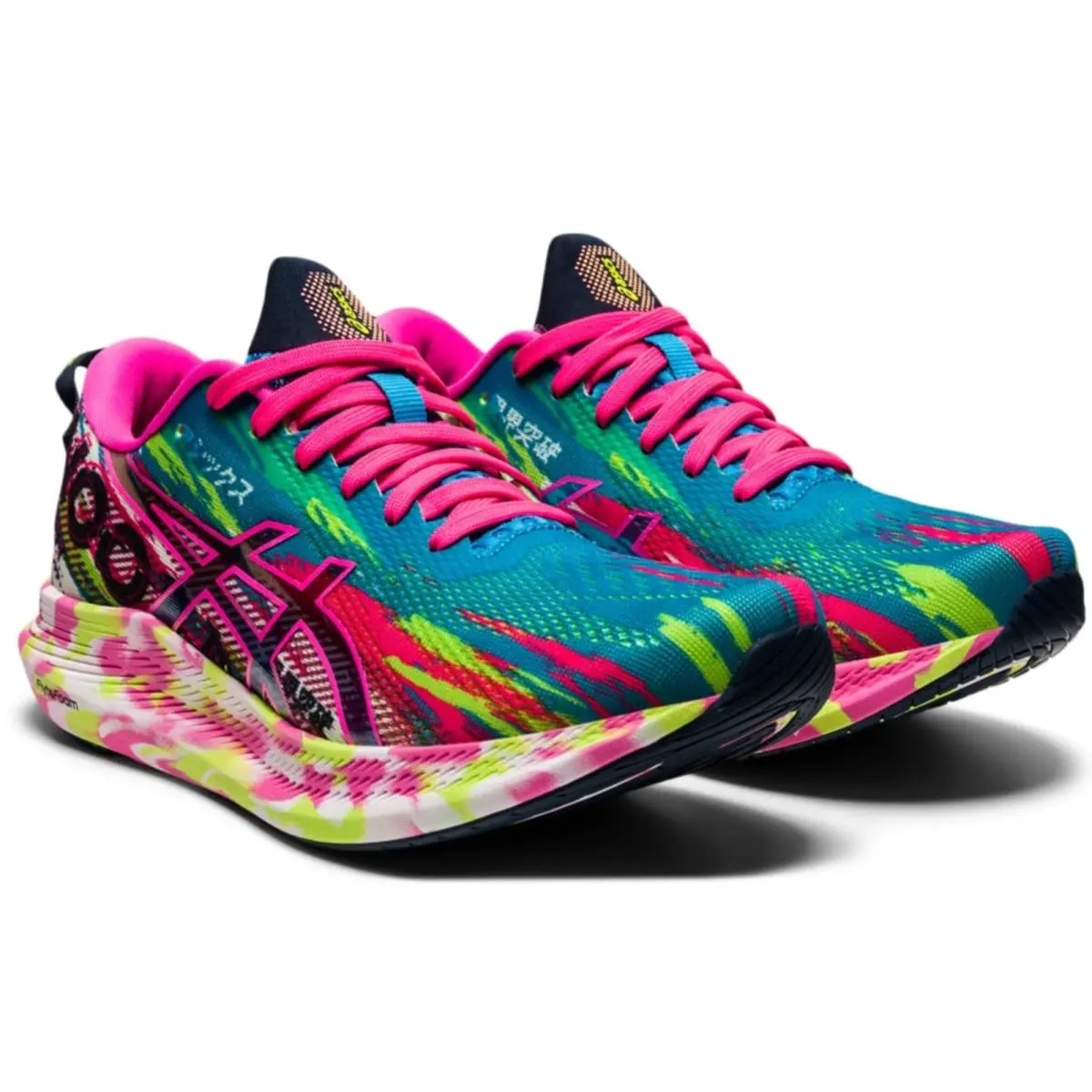 Asics shoes - ASICS Noosa Tri 13 - Noosa Tri - 10128898400 - Digital Aqua/HOT Pink, Manufacturer: Hot Pink/Safety Yellow 1