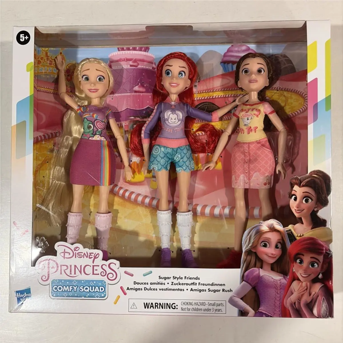 Disney Princess Comfy Squad Sugar Style Friends Ariel Belle Rapunzel