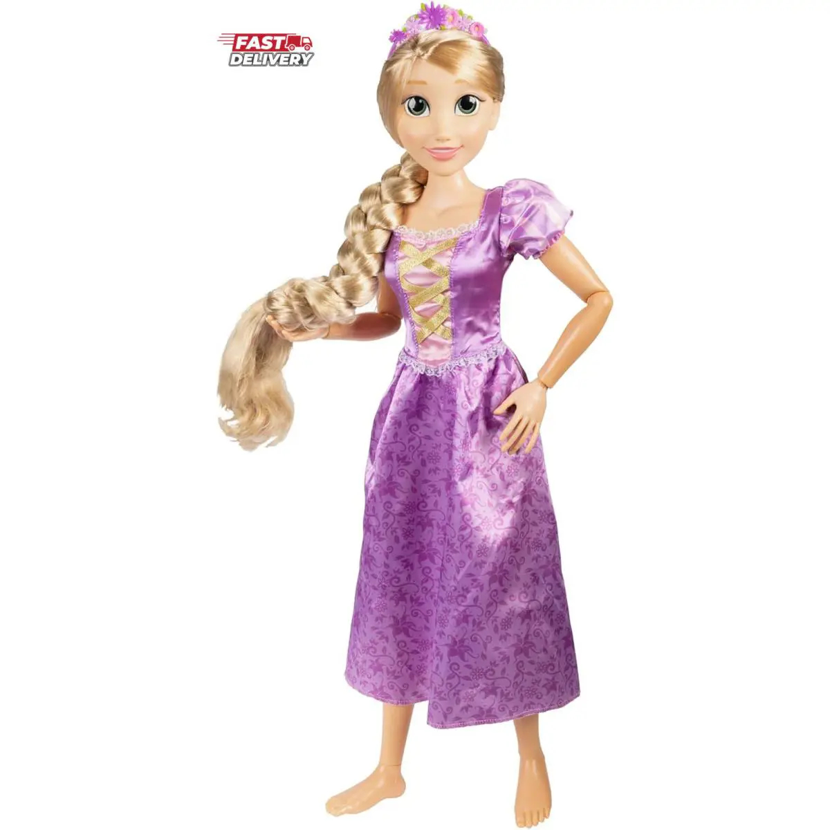 Disney Princess Rapunzel Doll Playdate 32” Tall Poseable My Size Articulated