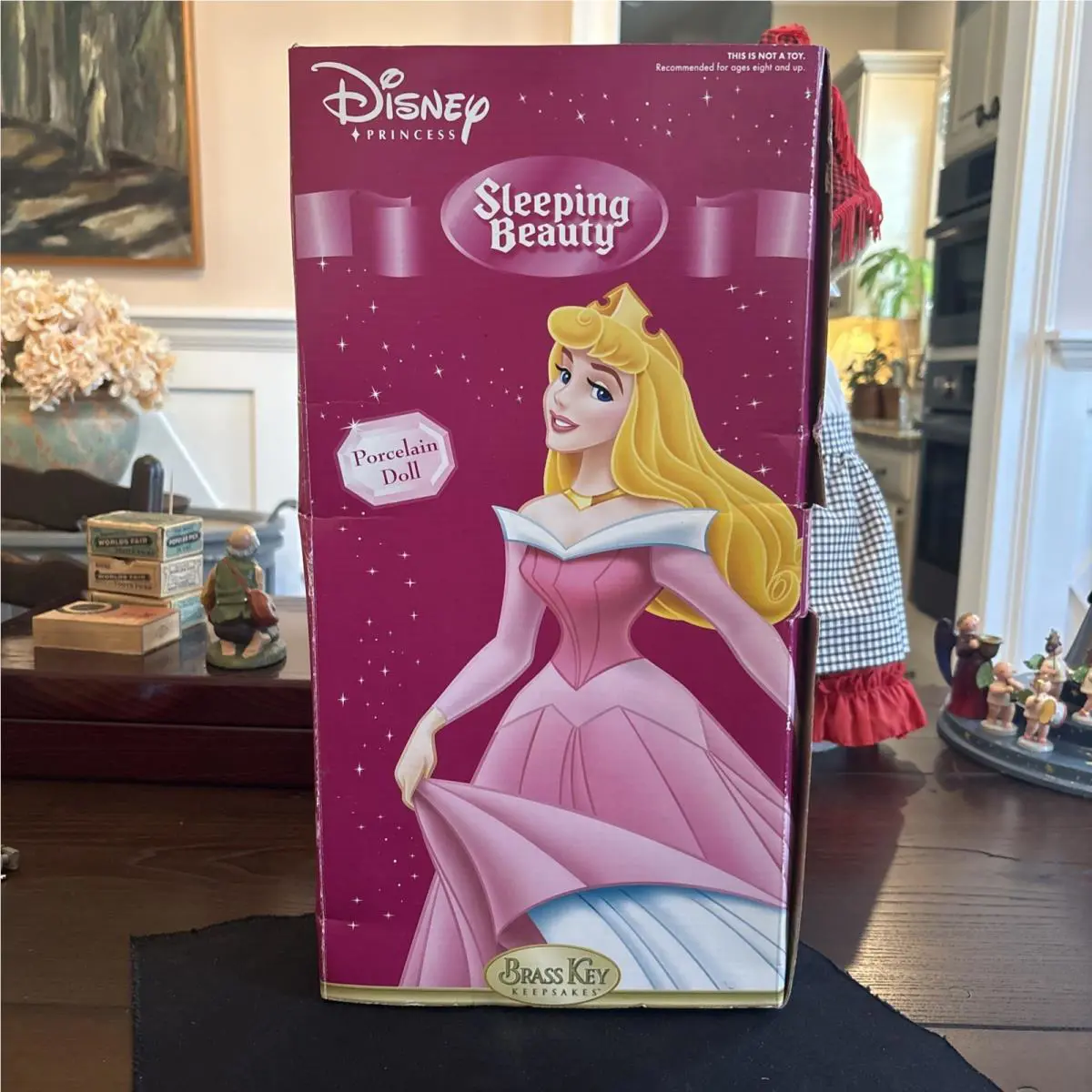 Disney Princess Sleeping Beauty Brass Key Keepsakes 2005 Porcelain Doll