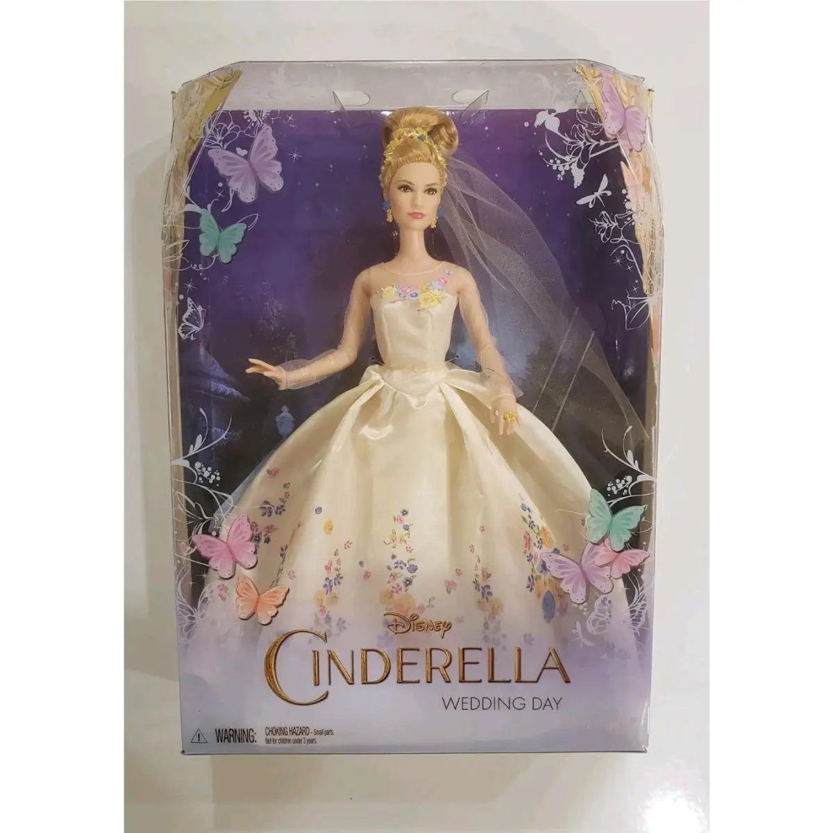 2014 Disney`s Cinderella Wedding Day Live Action Doll Seller of 20+yrs