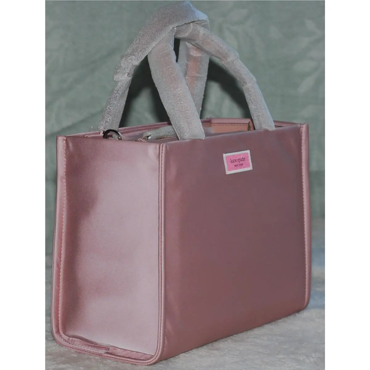 Kate Spade New York Sam Nylon Medium Satchel Pink Crossbody Convertible Bag