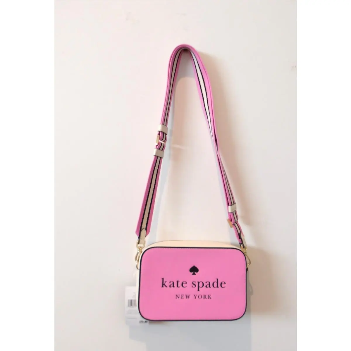 Kate Spade New York Surf Pink Mini Cam Bag Crossbody Purse