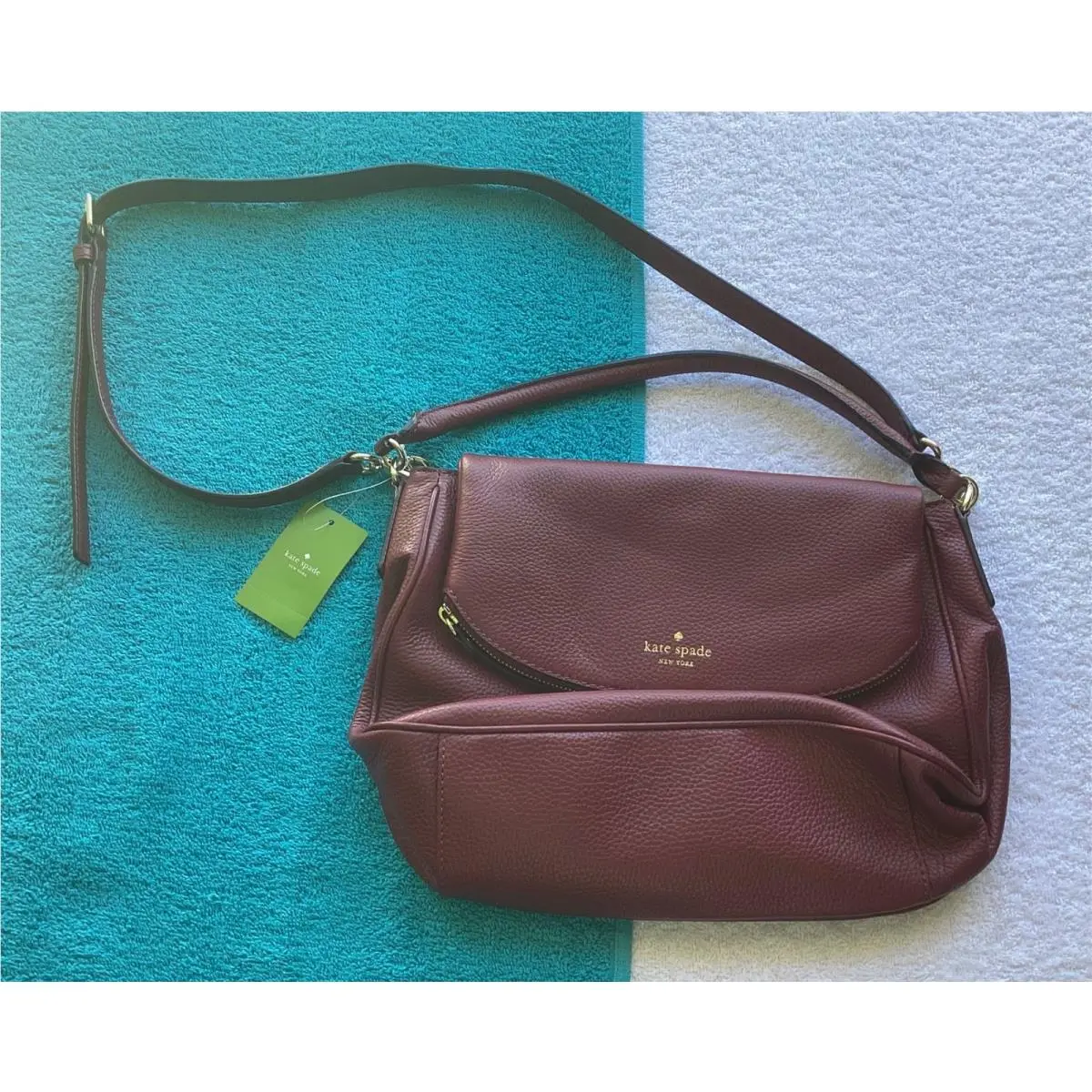 Kate Spade Boerum Place Devin Purse Merlot Color