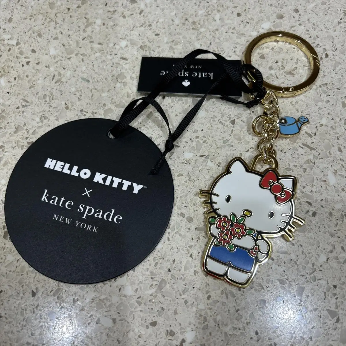 Kate Spade Sanrio Hello Kitty Key Fob Chain Keychain Bag Charm