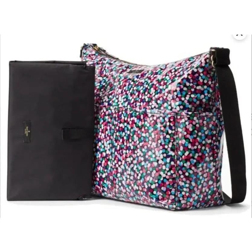 Kate Spade New York Dance Party Polka Dot Serena Baby Bag Changing Pad Dust Bag