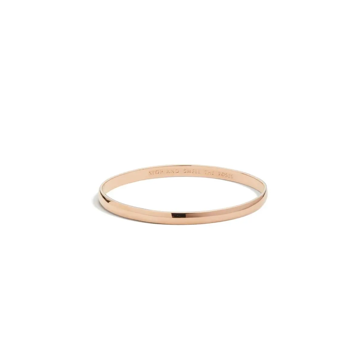 Kate Spade New York Idiom Bangles Stop and Smell The Roses Solid Bangle