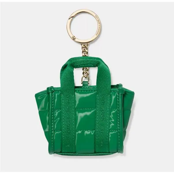 Kate Spade Kip Puffy Micro Bag Charm Key Fob Keychain - Green Bean