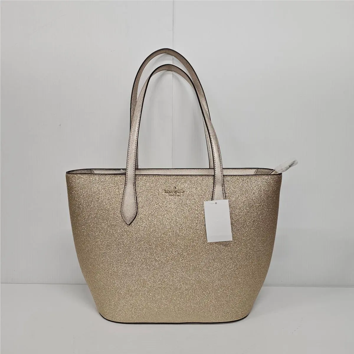 Kate Spade NY Medium Top Handle Gold Glimmer Tote KE462