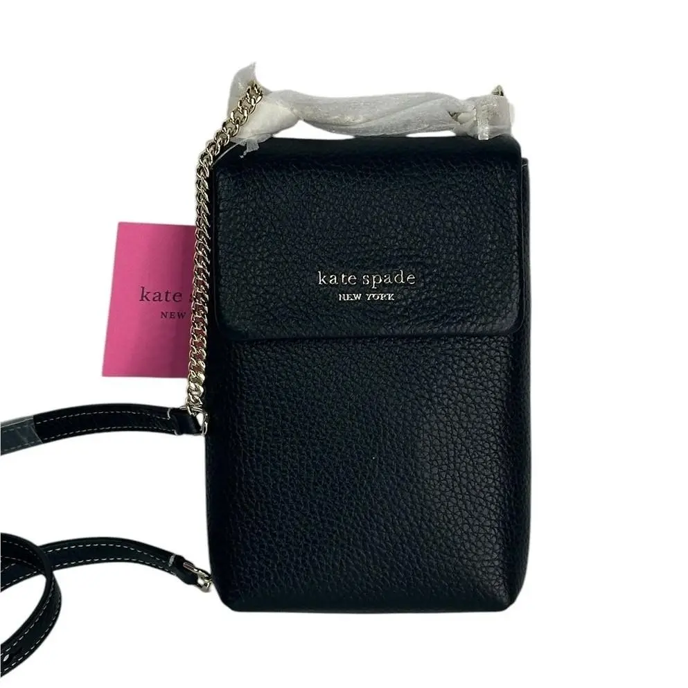 Kate Spade Veronica North South Crossbody / Cell Phone Bag In Black