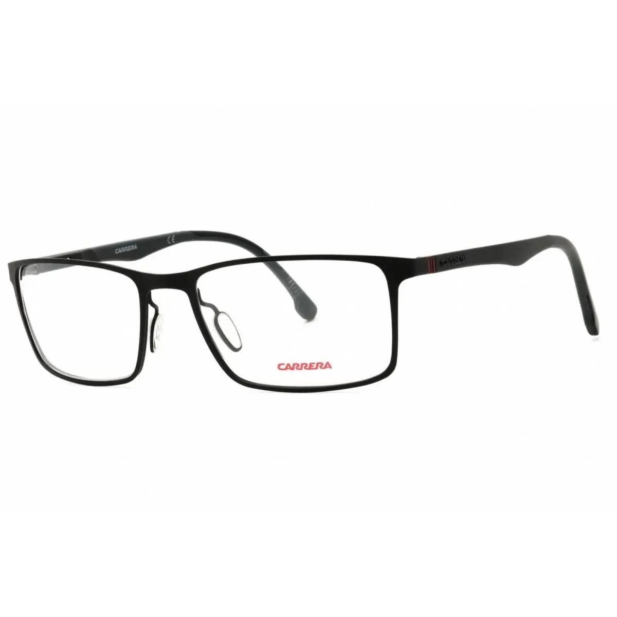 Carrera Men`s Eyeglasses Matte Black Metal Rectangular Full Rim 8827/V 0003 00