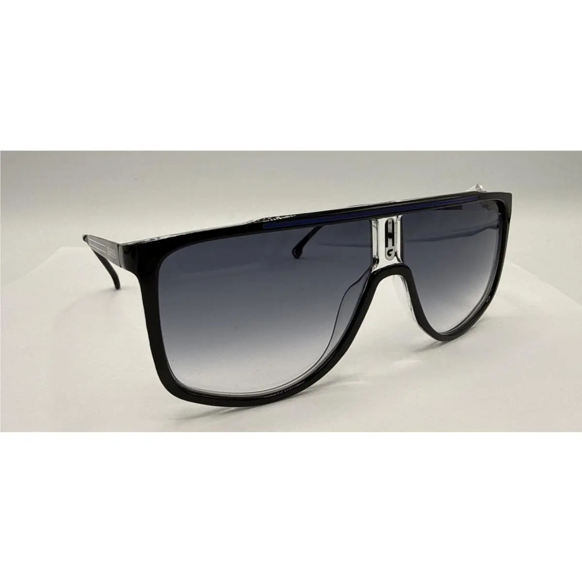 Carrera Blue Gray Shaded Pilot Men`s Sunglasses Carrera 1056/S 0D51/08 61