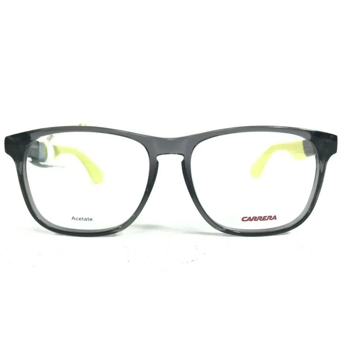 Carrera CA5532 Hak Eyeglasses Frames Clear Gray Yellow Square Full Rim 54-16-145
