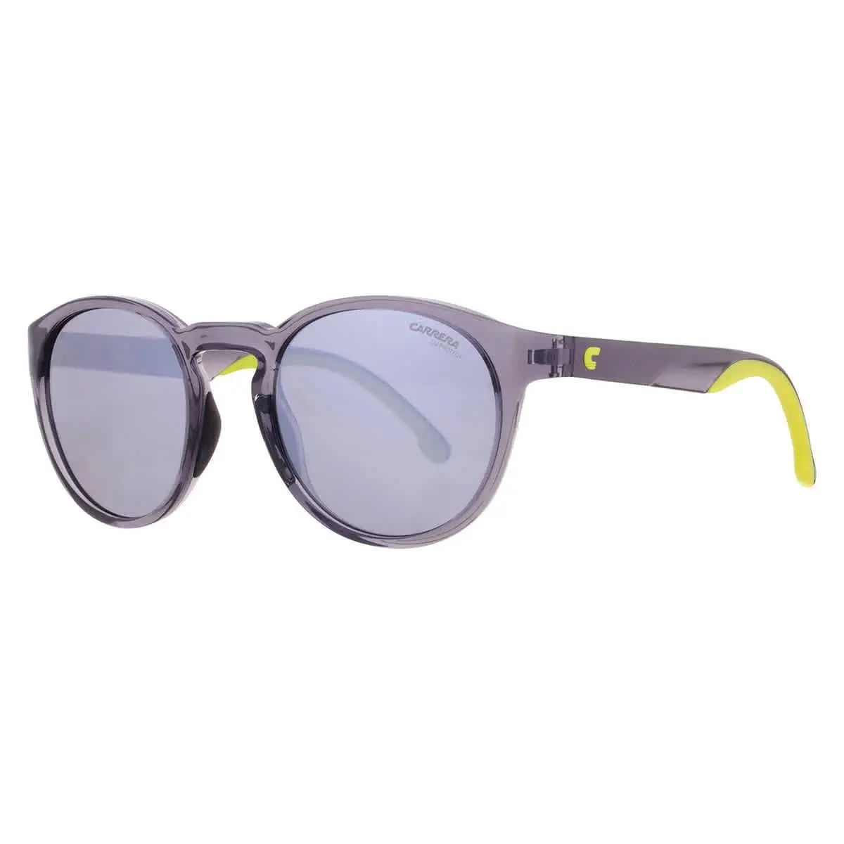 Carrera Silver Round Men`s Sunglasses Carrera 8056/S 0KB7/T4 51 Carrera 8056/S