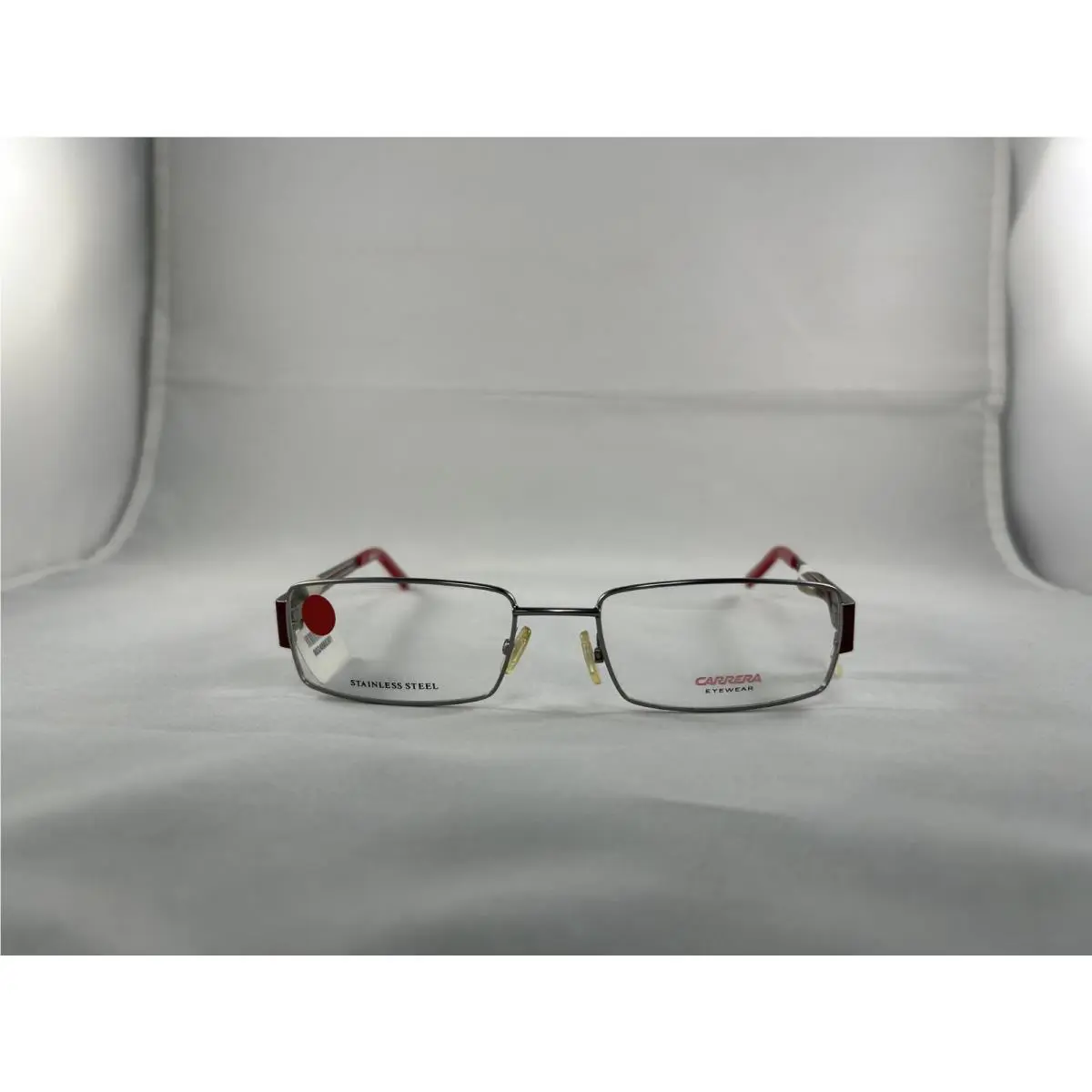 Carrera CA7528 Eyeglasses 0ZU2 Rectangle Stainless Steel Red 54 18-140 cc