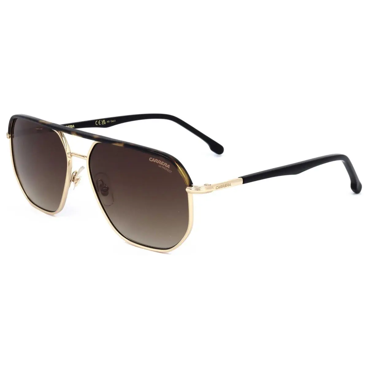 Carrera Men`s 59 mm Gold Havana Sunglasses CARRERA304-S-06J-59