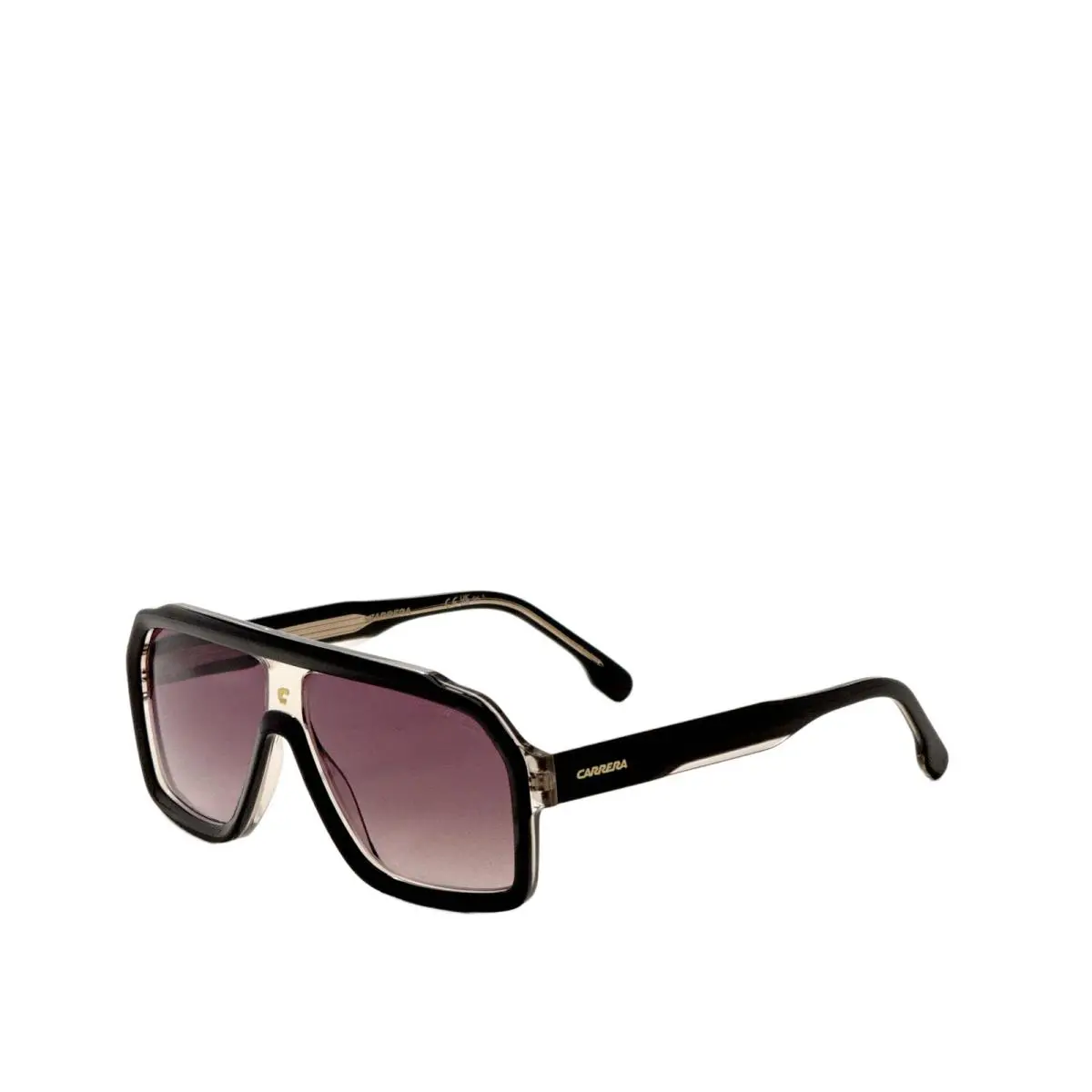 Carrera Men`s 60 mm Black Beige Sunglasses CARRERA1053-S-0WM-60