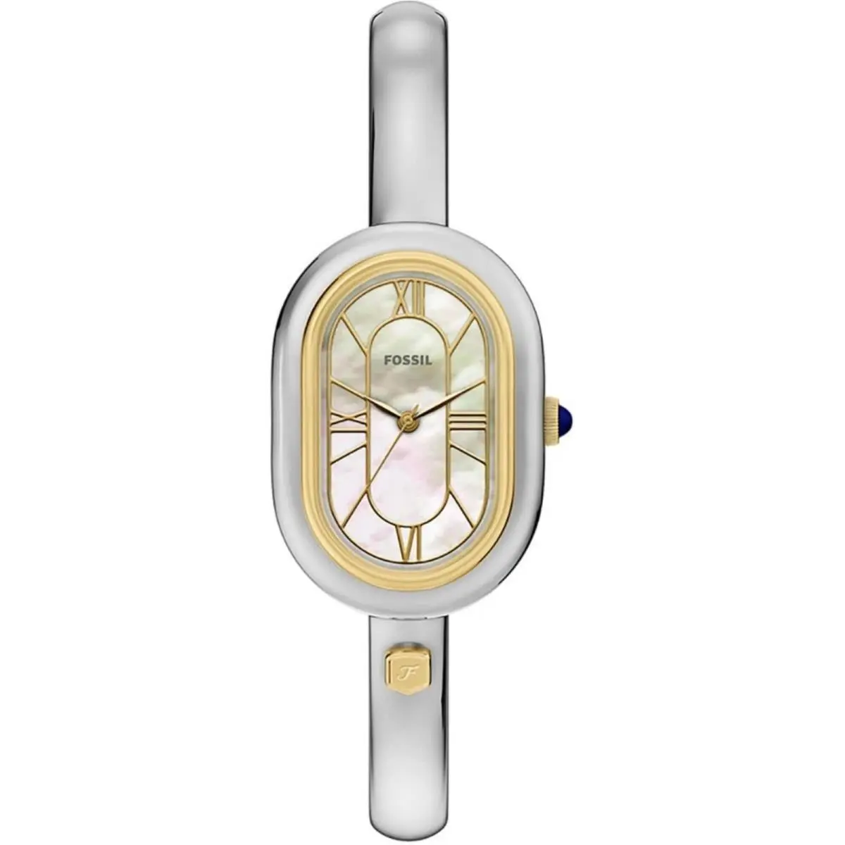 Women`s Watch Sloan Quartz White Mother of Pearl Dial Bracelet ES5455 by Fossil