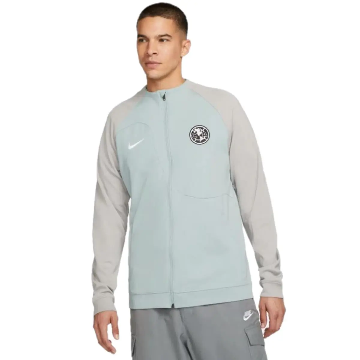 Nike Men`s Club America Academy Pro Anthem Jacket - Gray