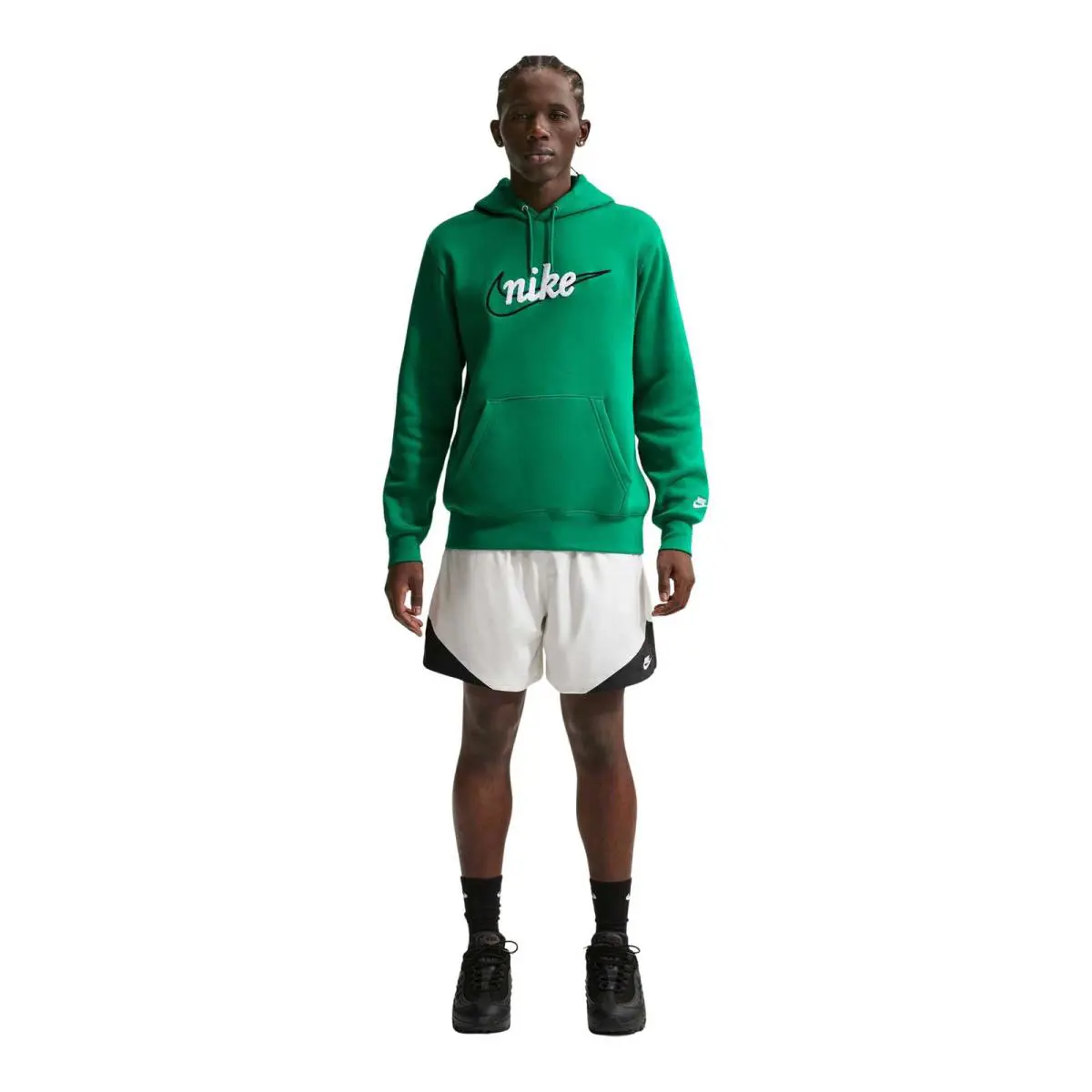 Mens Nike Sportswear Club Fleece Hoodie_malachite/malachite IF0685-365 - MALACHITE/MALACHITE/WHITE