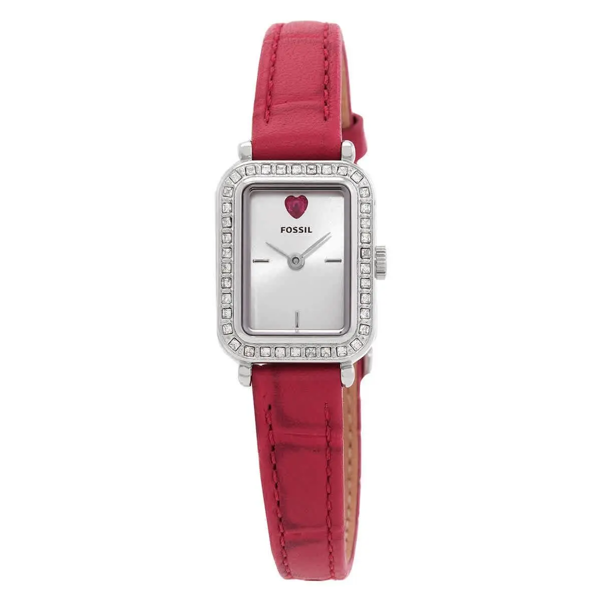 Raquel Quartz Silver Dial Ladies Mini Two-hand Watch ES5466 by Fossil