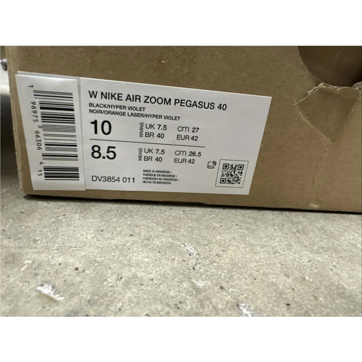 Nike shoes - Nike Air Zoom Pegasus 40 - DV3854-011 - Black 1