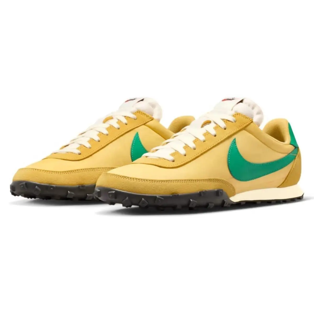 Nike shoes - Nike Waffle Racer - Waffle Racer - Yellow, Maufacturer: Topaz Gold/Sail/Coconut Milk/Stadium Green 9