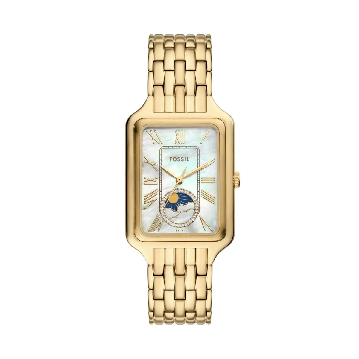 Women`s Watch Raquel Sun Moon Multifunction 28MM Gold Moonphase by Fossil