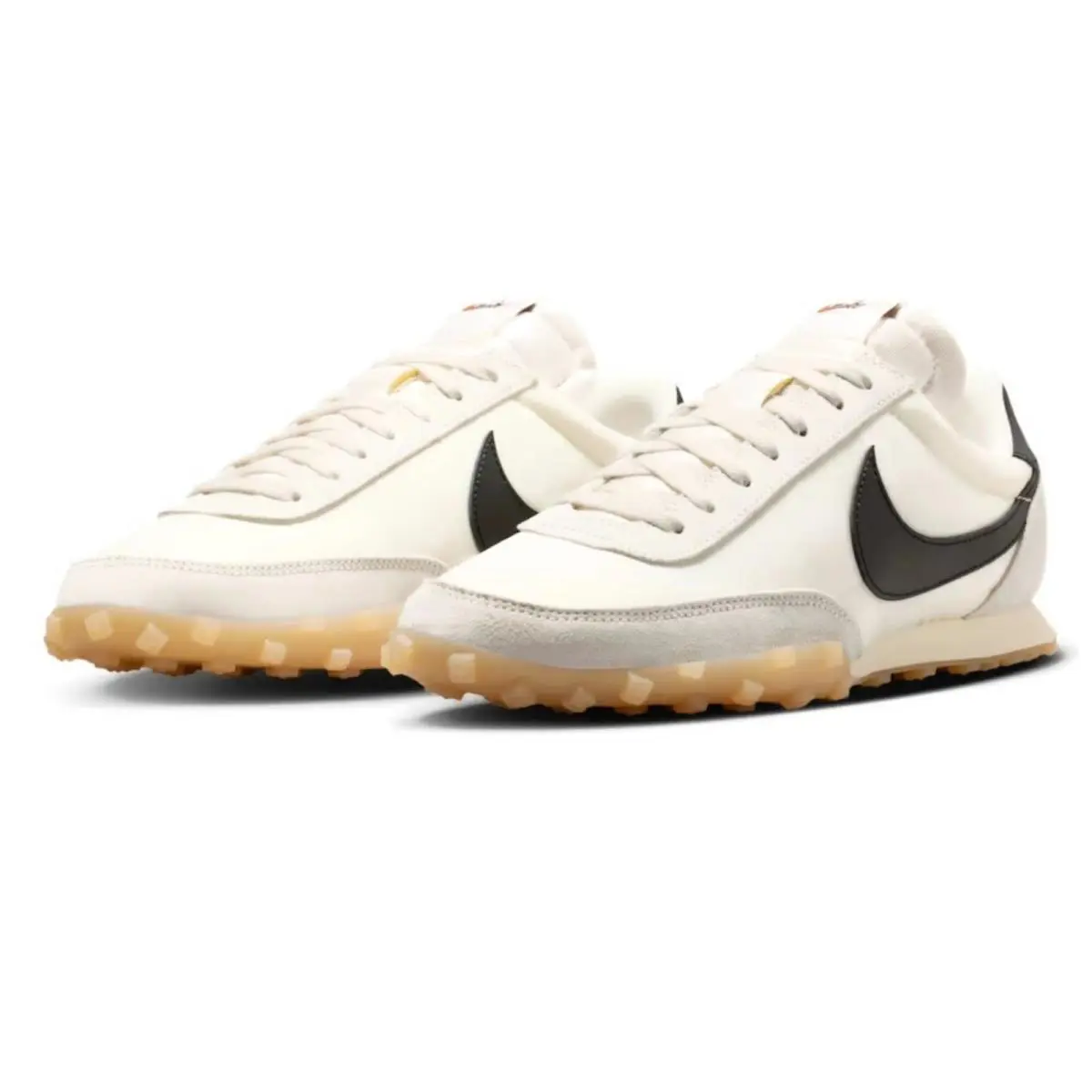 Nike shoes - Nike Waffle Racer - Waffle Racer - Gray, Maufacturer: Sail/Coconut Milk/Gum Light Brown/Black 0