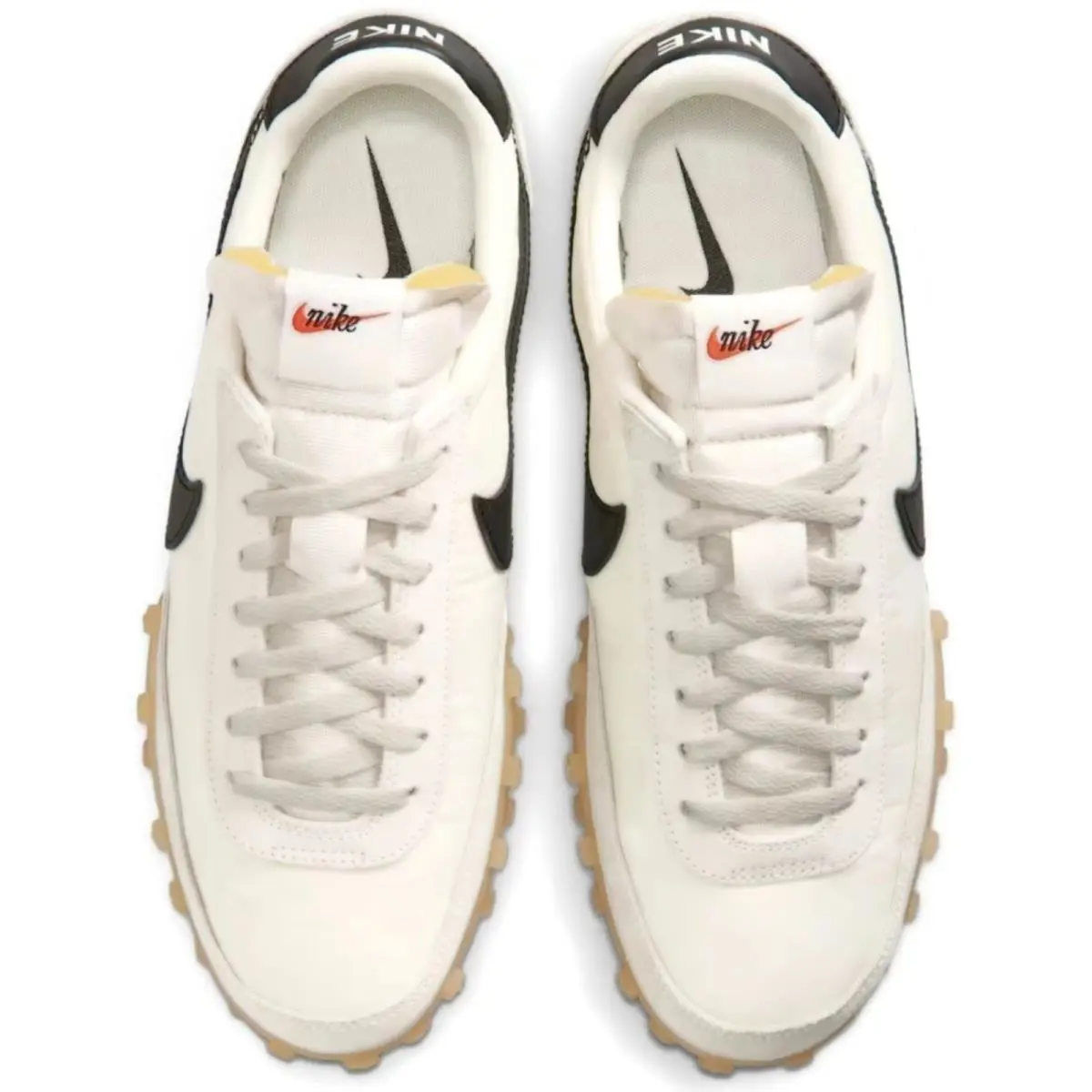 Nike shoes - Nike Waffle Racer - Waffle Racer - Gray, Maufacturer: Sail/Coconut Milk/Gum Light Brown/Black 13