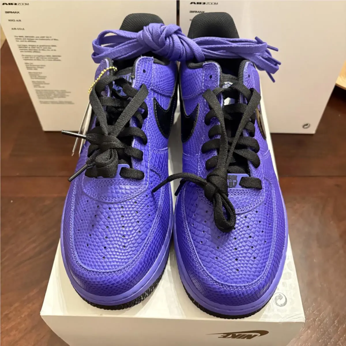 Nike shoes - Nike Air Force 1 - Air Force - II7062-500 - Purple, Manufacturer: Persian Violet/Black 0