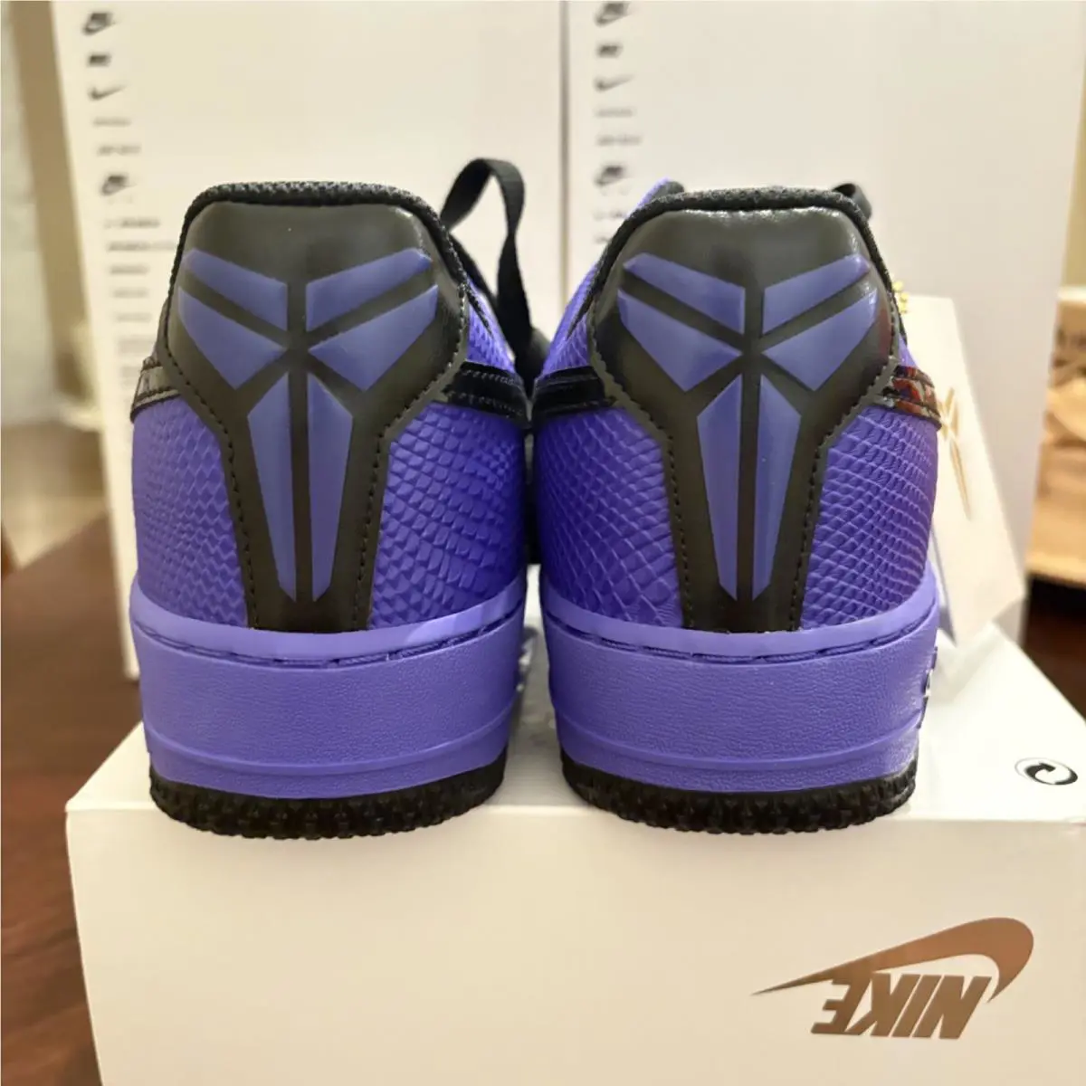 Nike shoes - Nike Air Force 1 - Air Force - II7062-500 - Purple, Manufacturer: Persian Violet/Black 4