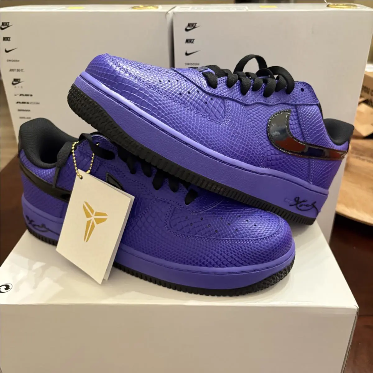Nike shoes - Nike Air Force 1 - Air Force - II7062-500 - Purple, Manufacturer: Persian Violet/Black 11