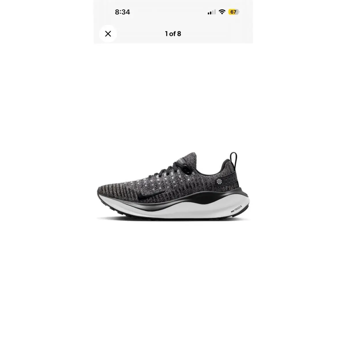 Nike shoes - Nike ReactX Infinity Run 4 DR2670-003 - DR2670-003 - Black 4