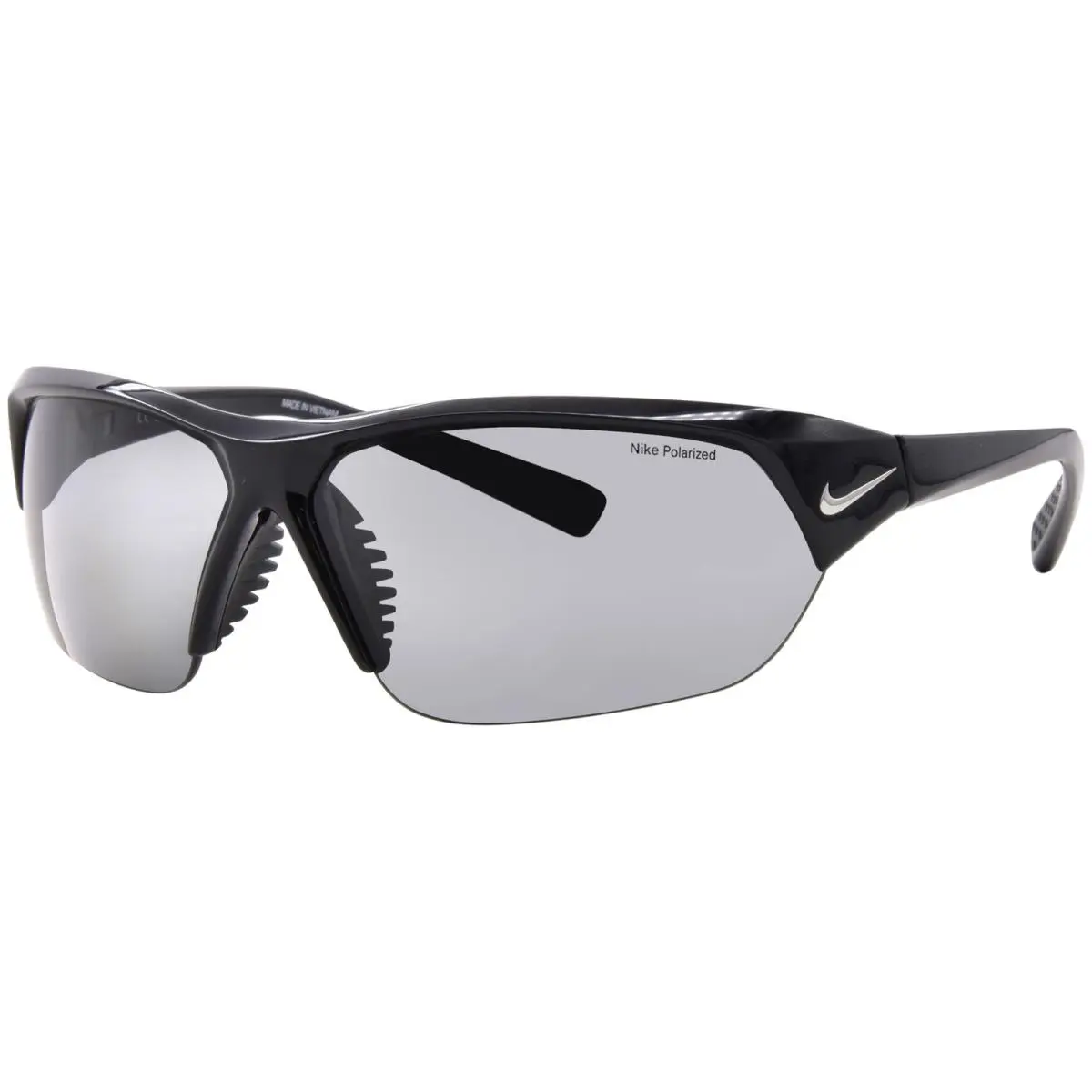 Skylon Ace FQ4766 401 Sunglasses Men`s Matte Obsidian/grey/blue 69mm by Nike
