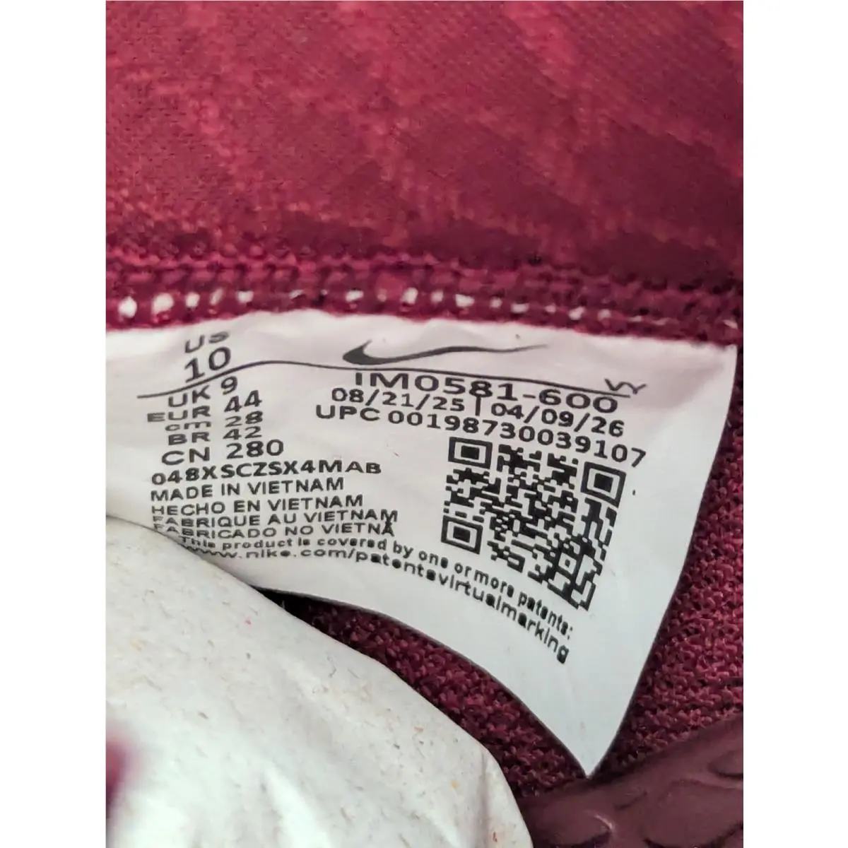 Nike shoes - Nike Dunk - Dunk - IM0581-600 - Red, Manufacturer: Team Red/Team Red 10