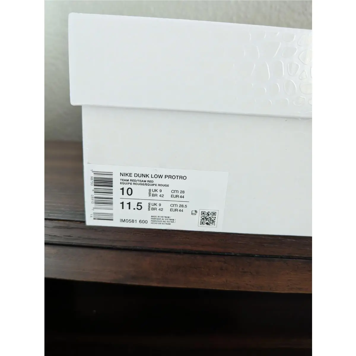 Nike shoes - Nike Dunk - Dunk - IM0581-600 - Red, Manufacturer: Team Red/Team Red 12
