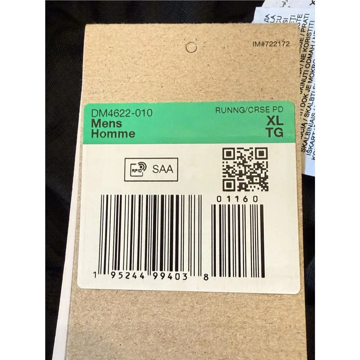 Nike clothing - DM4622010 - DM4622010 - Black (UPC: 0195244994045) 1