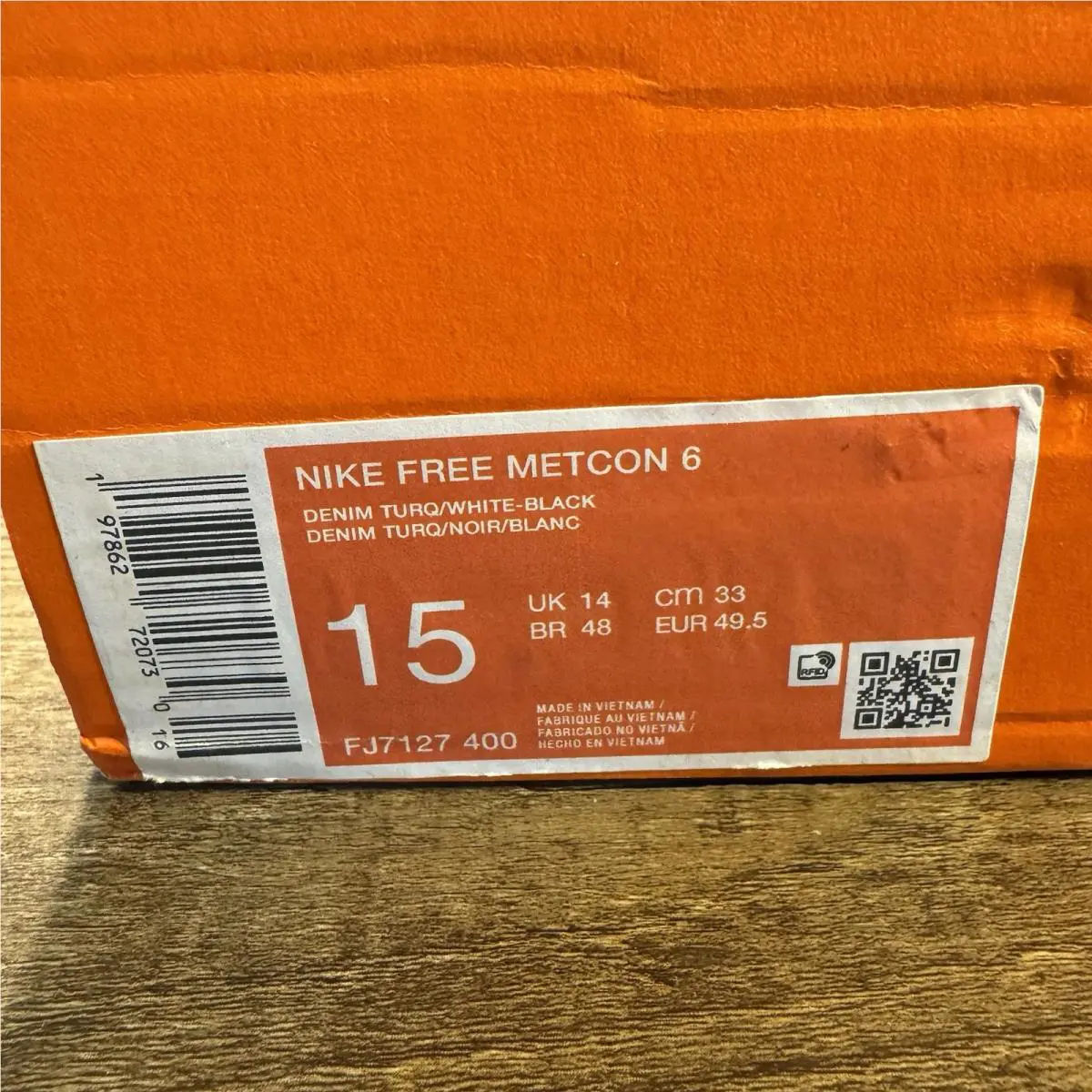 Nike shoes - Nike Metcon 6 - Metcon - FJ4127-400 - Blue White Black (UPC: 0197862721621) 0