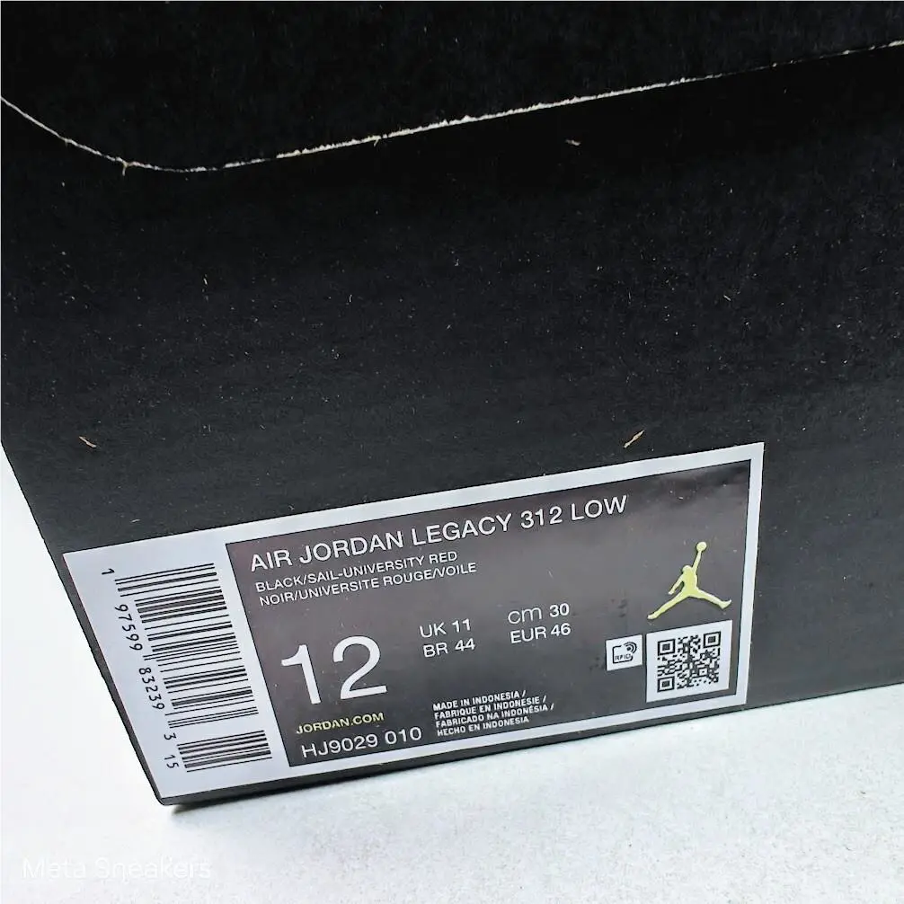 Nike shoes - Jordan Legacy 312 - Legacy - HJ9029-010 - Black (UPC: 197599841401) 2