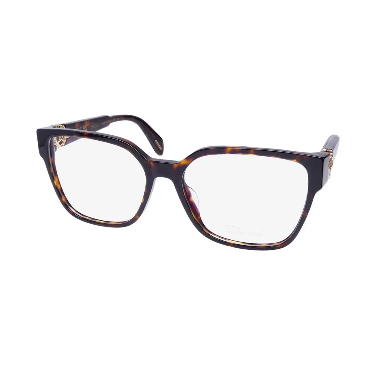 Chopard VCH324S Eyeglass Frame Plastic 55-16-135 0743 Italy Square Full-rim