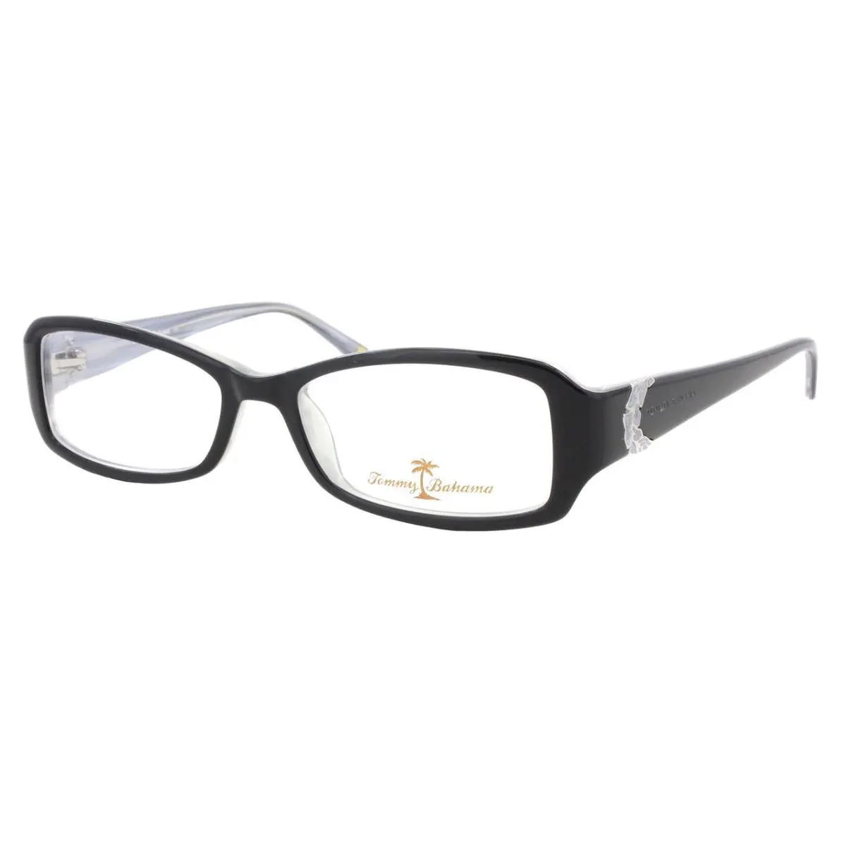 Tommy Bahama TB5004-003-5116 NO Case Eyeglasses 51mm - Frame: Black, Lens: Clear Lens
