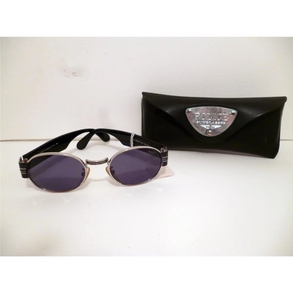 Police Mod 2241 Col 541 Black/sirver Fullrim90`s Sunglasses Italy 2614