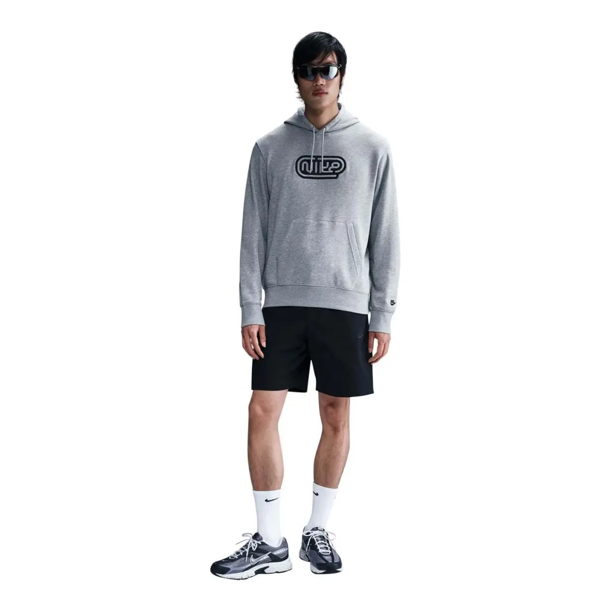 Nike clothing - HJ2506-063 - HJ2506-063 - DK GREY HEATHER/LT SMOKE GREY/BLACK (UPC: 197863300412) 0