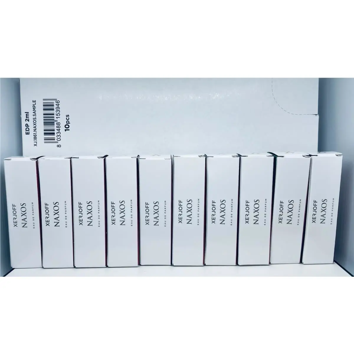 10 Pack Xerjoff Naxos Eau de Parfum Sample Spray 2ml