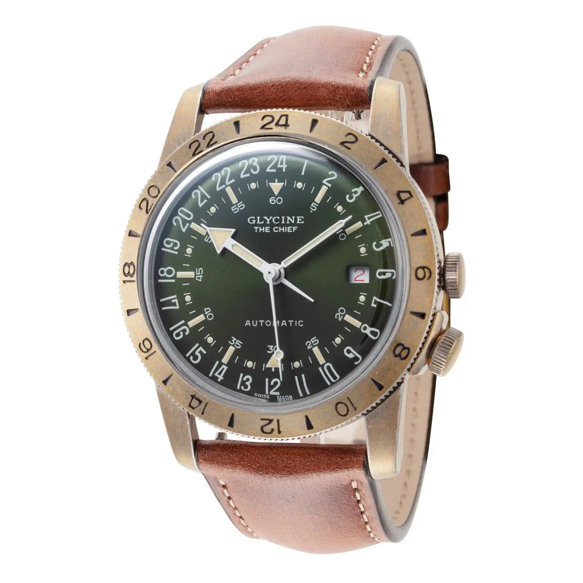 Glycine Men`s Airman The Chief Purist 40mm Automatic Watch GL0413